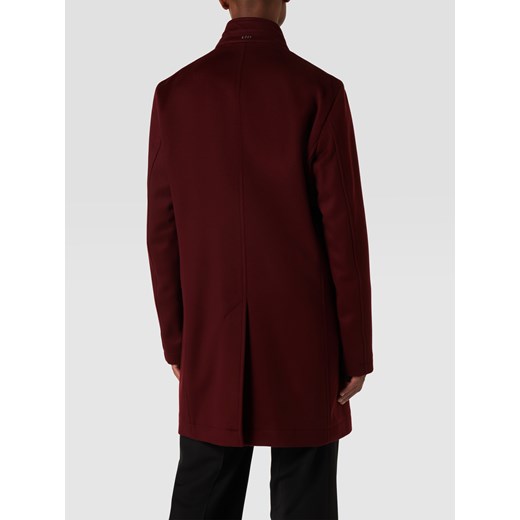 Płaszcz wełniany o kroju slim fit z wpuszczanymi kieszeniami model 'Hyde 48 Peek&Cloppenburg 
