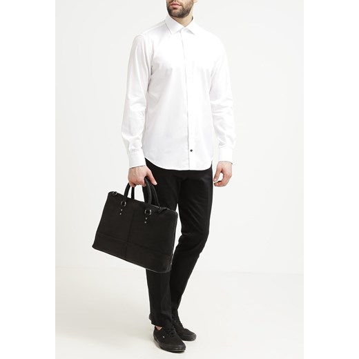 Tommy Hilfiger Tailored FITTED Koszula biznesowa white zalando czarny długie
