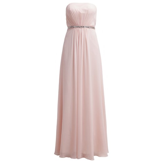 Unique Suknia balowa rose blush zalando bezowy abstrakcyjne wzory