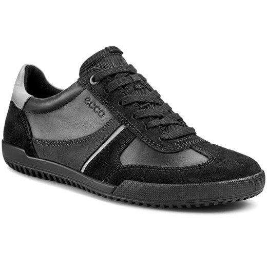 Sneakersy ECCO - Graham 50110450582  Black/Steel eobuwie-pl szary dopasowane