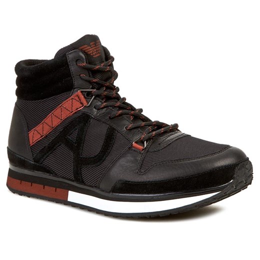 Sneakersy ARMANI JEANS - Z6539 44 12 Black eobuwie-pl czarny 