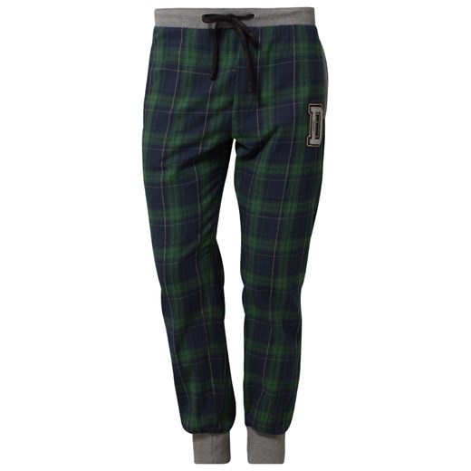Diesel PATCHBOY Spodnie od piżamy blau/grün zalando czarny abstrakcyjne wzory