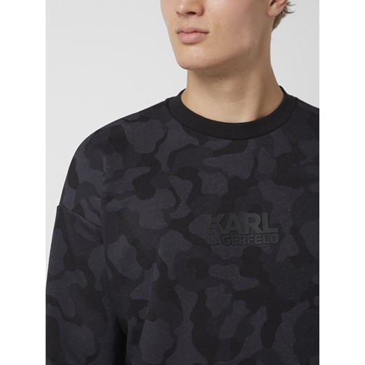Bluza o kroju oversized ze wzorem moro Karl Lagerfeld L Peek&Cloppenburg