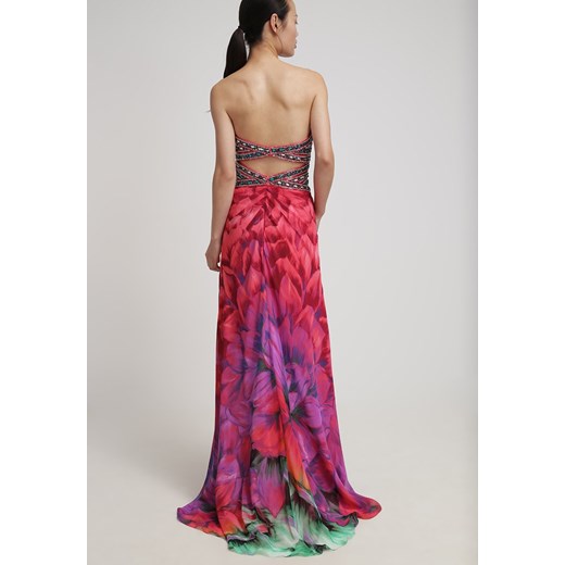 Luxuar Fashion Suknia balowa pink / multicolour zalando fioletowy fiszbiny