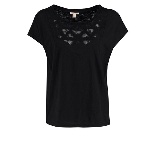 Esprit Tshirt basic black zalando czarny bawełna