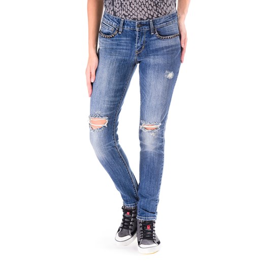 Jeansy Levi's Demi Curve Studded Skinny "Breaking Blue" be-jeans niebieski skinny
