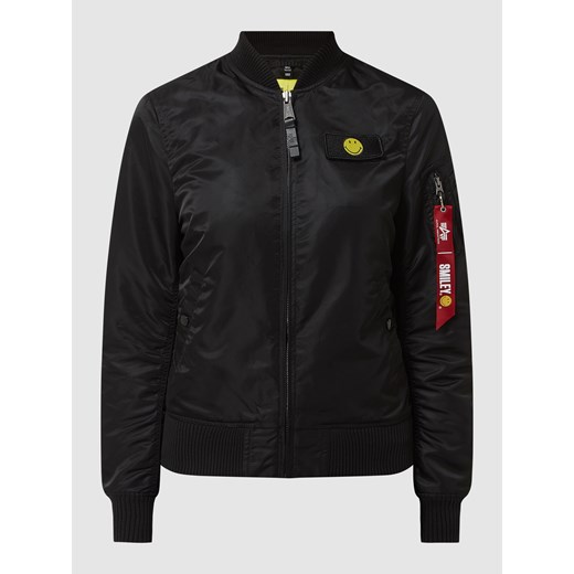 Bomberka z kieszenią na rękawie — Alpha Industries-Smiley® x P&C — wyłącznie w Alpha Industries XS Peek&Cloppenburg