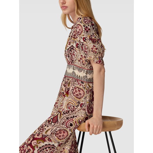Sukienka midi z dekoltem w serek model ‘ZAEL DRESS’ Bash 36 wyprzedaż Peek&Cloppenburg 