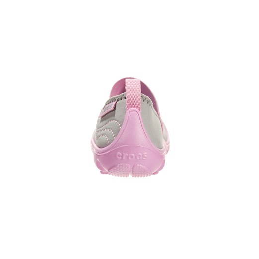 Crocs DUET BUSY DAY Baleriny z zapięciem light grey/carnation zalando rozowy okrągłe