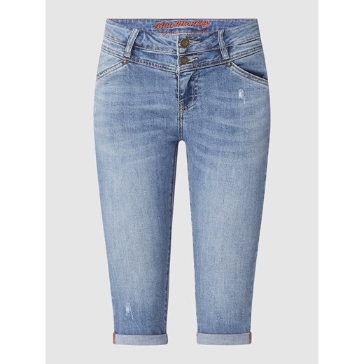 Bermudy jeansowe z dodatkiem streczu model ‘Sandy’ 29 okazja Peek&Cloppenburg 
