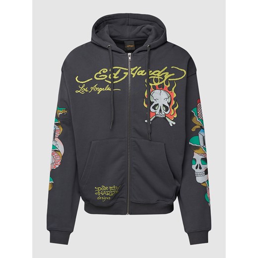 Bluza rozpinana z nadrukiem z logo Ed Hardy S Peek&Cloppenburg