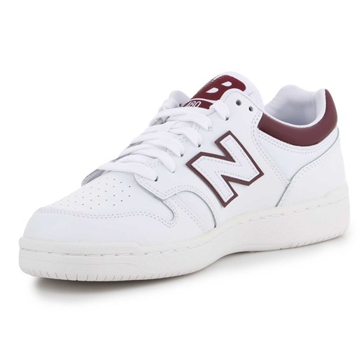 Buty sportowe damskie białe New Balance w stylu casual sznurowane 