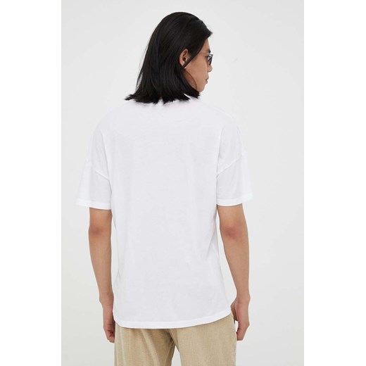 American Vintage t-shirt bawełniany kolor biały gładki American Vintage XL ANSWEAR.com