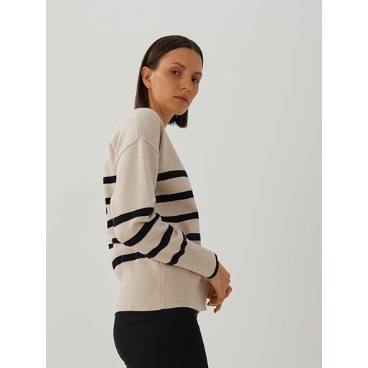 Someday Kardigan &quot;Tulie&quot; w kolorze czarno-kremowym Someday 42 Limango Polska