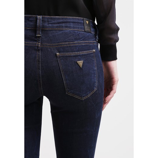 Guess NICOLE CIGARETTE MID Jeansy Slim fit filled rinse zalando szary jeans