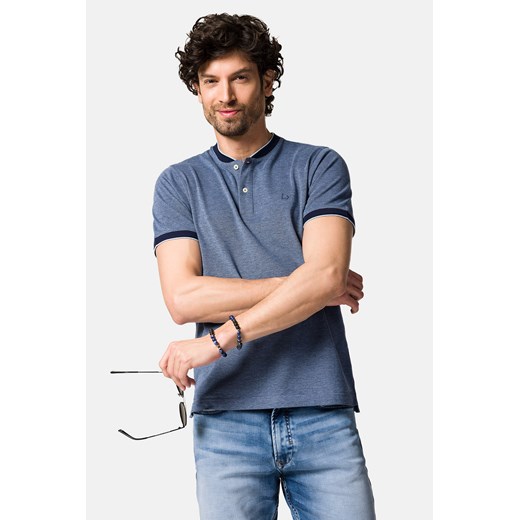 Koszulka Granatowa Polo Chad ze sklepu Lancerto S.A. w kategorii T-shirty męskie - zdjęcie 158853265