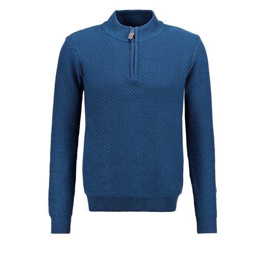 Burton Menswear London Sweter grey zalando niebieski abstrakcyjne wzory