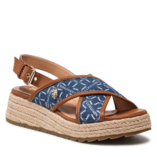 Espadryle U.S. Polo Assn. Kate005 KATE005W/2CY1 Cuo/Blu01 dostępne inne rozmiary promocja eobuwie.pl