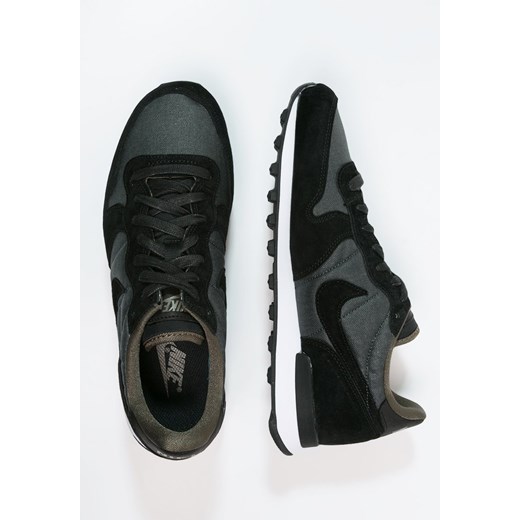 Nike Sportswear INTERNATIONALIST PREMIUM Tenisówki i Trampki anthracite/black zalando czarny okrągłe