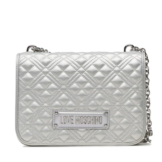 Torebka LOVE MOSCHINO JC4000PP0GLA0902 Argento Love Moschino one size okazyjna cena eobuwie.pl