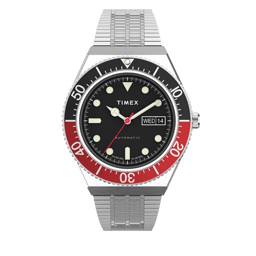 Zegarek Timex M79 Automatic TW2U83400 Silver/Black dostępne inne rozmiary okazja eobuwie.pl