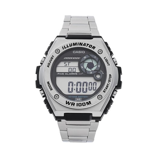 Zegarek Casio MWD-100HD-1AVEF Silver Casio one size eobuwie.pl