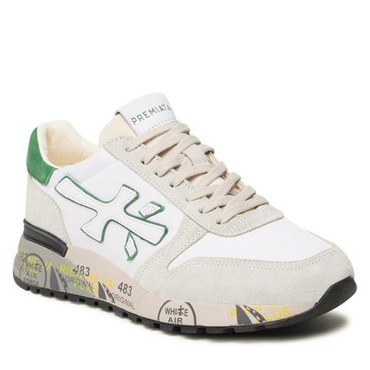Sneakersy Premiata Mick 6167G Biały Premiata dostępne inne rozmiary eobuwie.pl
