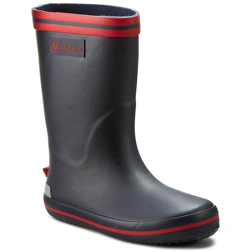 Kalosze Naturino Rain Boot 0013501128.01.9101 Bleu/Rosso Naturino dostępne inne rozmiary promocja eobuwie.pl