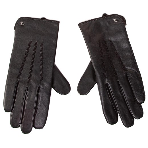 Rękawiczki Damskie Lauren Ralph Lauren Lth Whipstitch Glove 454822999001 Black M promocja eobuwie.pl