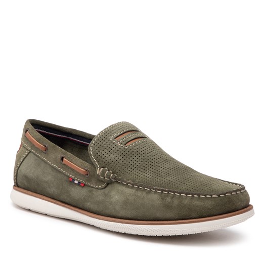 Mokasyny Bata 8337611 Green Bata 41 okazja eobuwie.pl