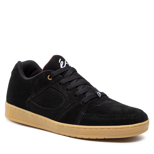 Sneakersy Es Accel Slim 5101000144964 Black/Gum Es 46 okazja eobuwie.pl