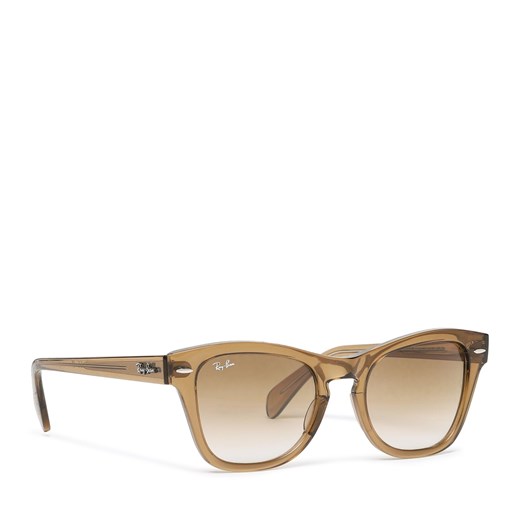 Okulary przeciwsłoneczne Ray-Ban 0RB0707S 664051 Transparent Light Brown/Clear dostępne inne rozmiary eobuwie.pl promocyjna cena