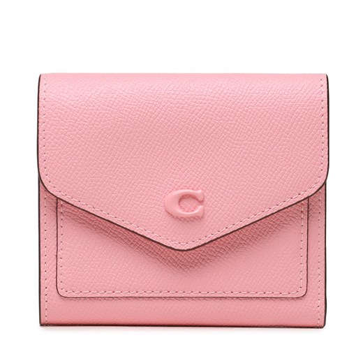 Mały Portfel Damski Coach Tnl Lth Wyn Sm Wal CH808 Lh/Flower Pink Coach one size eobuwie.pl wyprzedaż