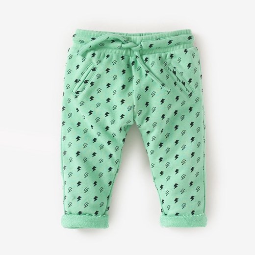 Spodnie dresowe la-redoute-pl zielony bawełna