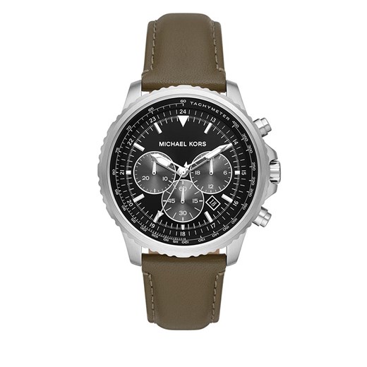 Zegarek Michael Kors Cortlandt MK8985 Silver/Khaki Michael Kors one size okazja eobuwie.pl