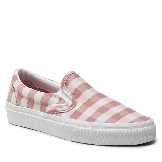 Tenisówki Vans Classics Slip On VN000XG8B061 (Gingham) Rosette/True Wh Vans dostępne inne rozmiary okazja eobuwie.pl