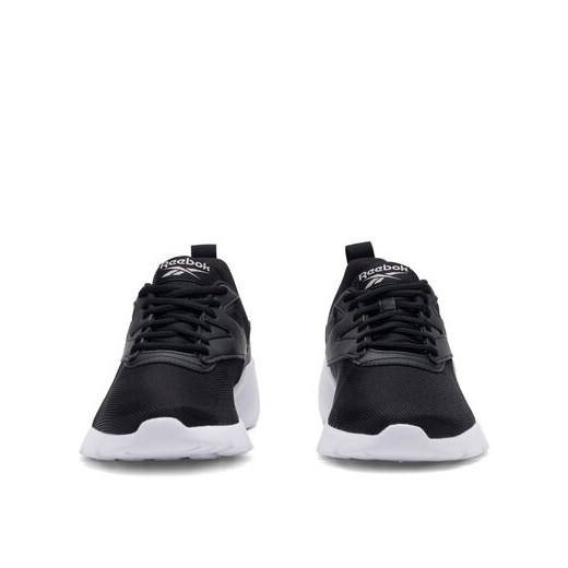 Reebok buty sportowe damskie czarne na płaskiej podeszwie na wiosnę