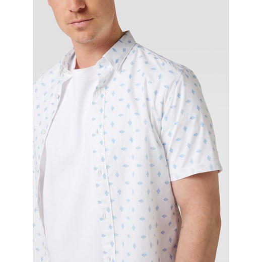 Koszula casualowa o kroju slim fit we wzory na całej powierzchni L okazyjna cena Peek&Cloppenburg 