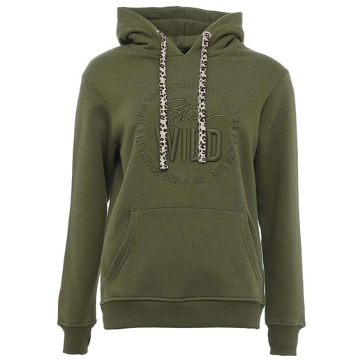 Zwillingsherz Bluza "Nelina" w kolorze khaki Zwillingsherz S/M Limango Polska