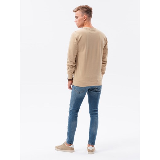 Bluza męska bez kaptura - żółta V4 B1153 XXL ombre