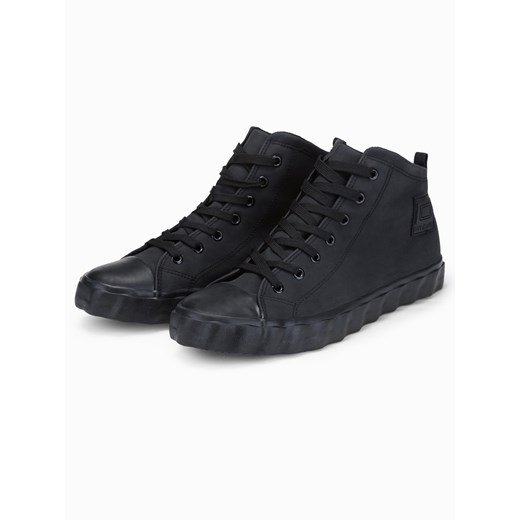 Trampki męskie sneakersy - czarne V5 T374 41 wyprzedaż ombre