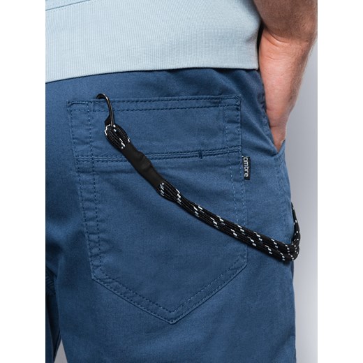 Spodnie męskie joggery - niebieskie P908 XXL ombre