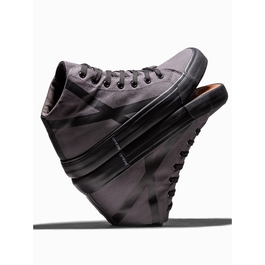 Buty męskie sneakersy - szare V2VT381 40 promocja ombre