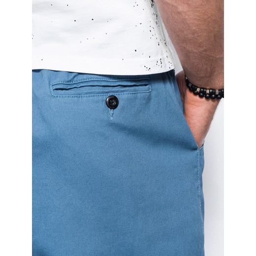 Spodnie męskie joggery - niebieskie V4 P885 M ombre