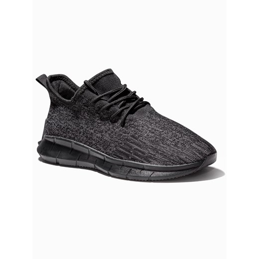 Buty męskie sneakersy - czarne V4 T388 41 ombre