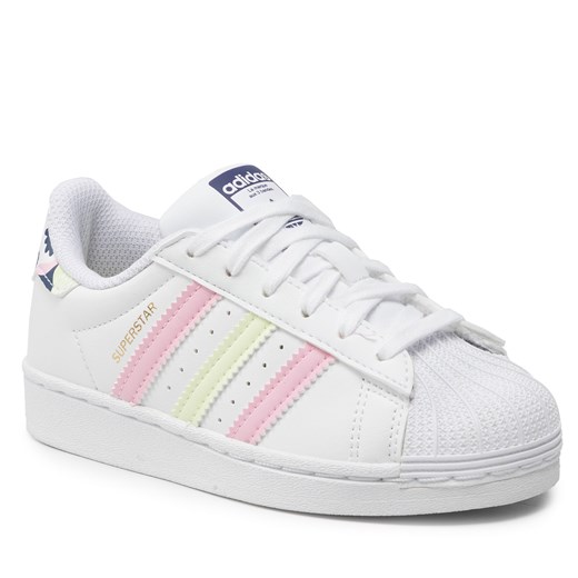 Buty adidas Superstar C GY3331 Ftwwht/Almlim/Trupnk dostępne inne rozmiary promocja eobuwie.pl
