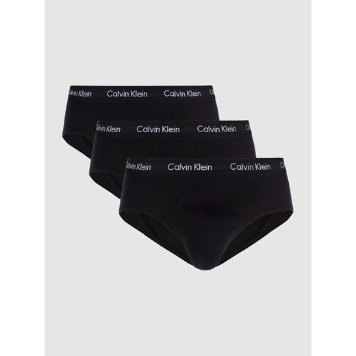 Slipy z bawełny mieszanej w zestawie 3 szt. Calvin Klein Underwear XL promocja Peek&Cloppenburg 