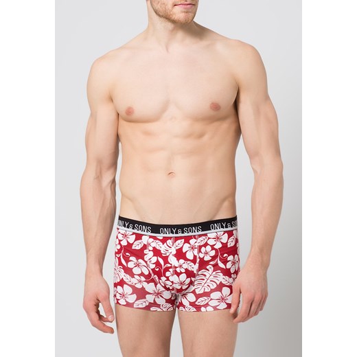 Only & Sons ONSKALL Panty white hawaii leaves red zalando bezowy mat