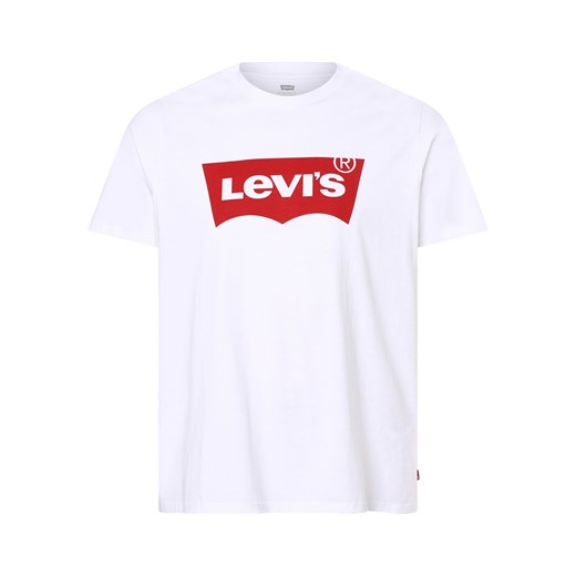 Levi's T-shirt męski Mężczyźni Dżersej biały nadruk ze sklepu vangraaf w kategorii T-shirty męskie - zdjęcie 159067715