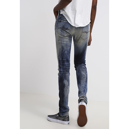 Replay YASMEEN Jeansy Slim fit waterstained acid wash zalando bialy fit